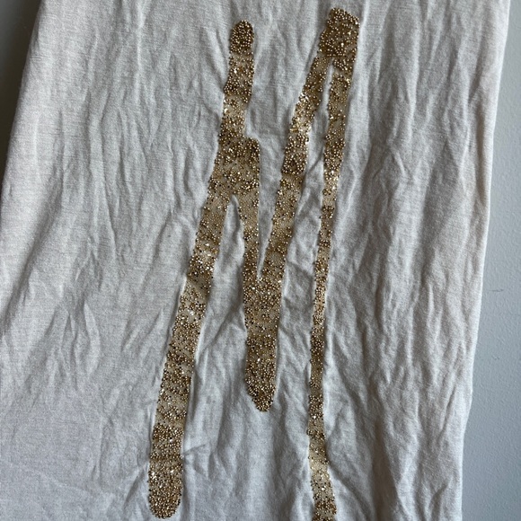 Guess Gold Sequin “M” Women's Tank Top XS - Picture 2 of 4